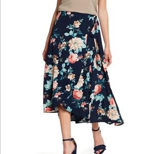 Floral maxi skirt